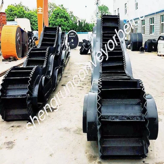 EP NN Fabric Core Corrugated Sidewall Conveyor Belt